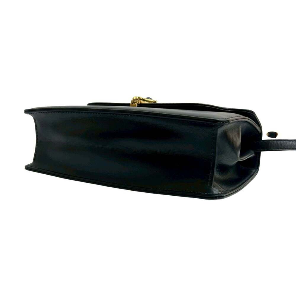 GUCCI Authentic Vintage Blue Leather Pochette Shoulder Bag - Picture 8 of 10